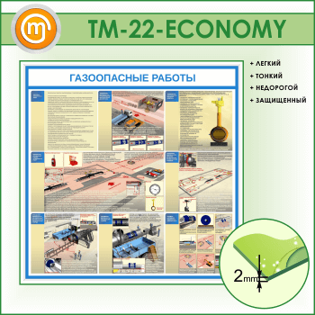 Стенд «Газоопасные работы» (TM-22-ECONOMY)